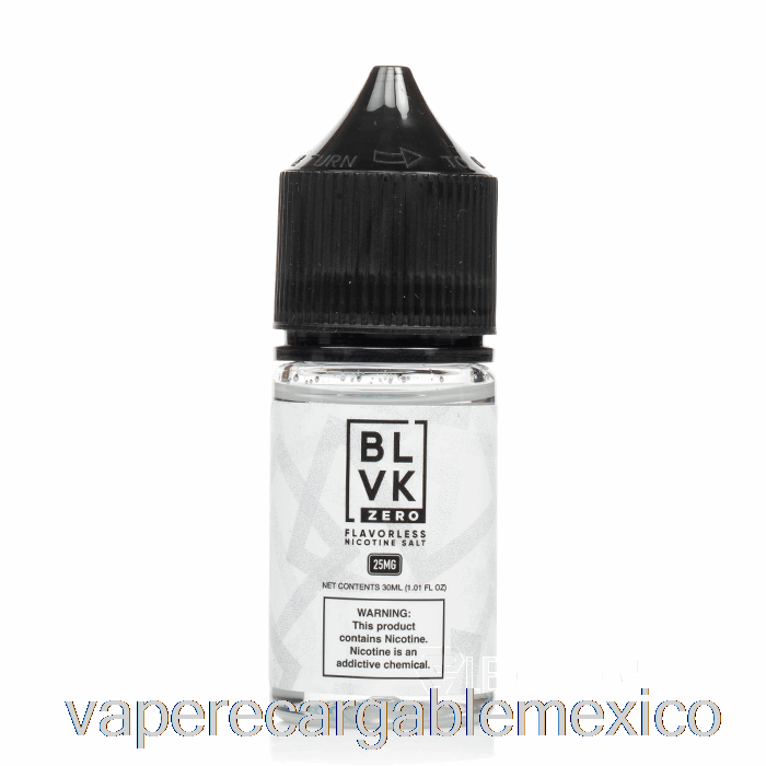 Vape Recargable Sin Sabor - Sal Blvk - 30ml 50mg
